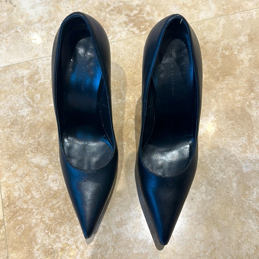 Balenciaga black heels